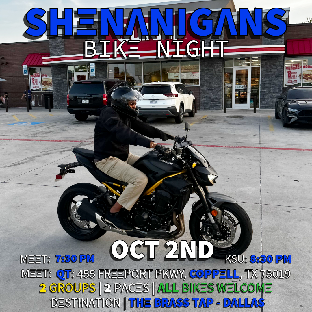 DFW Shenanigans Bike Night 10/2nd